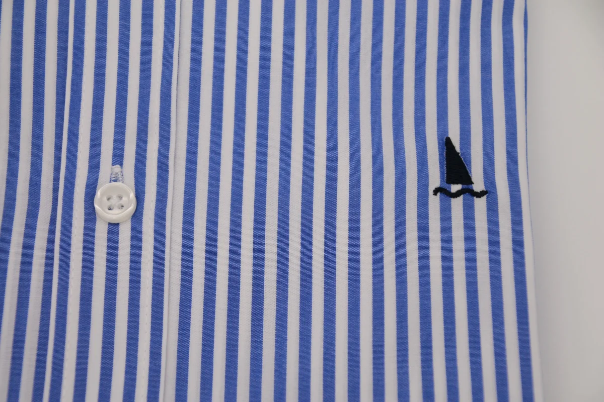 CAMISA RAYAS AZULÓN Y BLANCA - Imagen 4