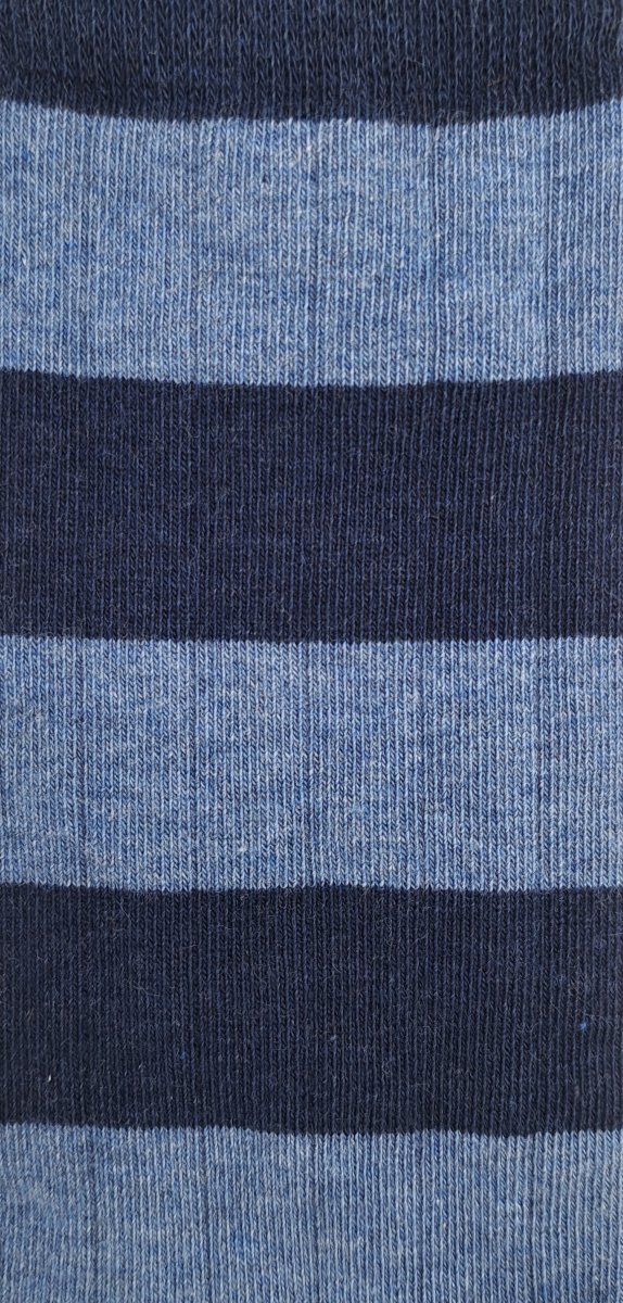 CALCETINES CANALÉ RAYAS AZULES - Imagen 3