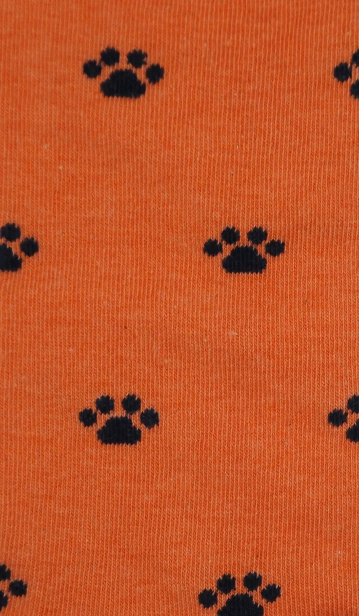 CALCETINES HUELLAS NARANJA - Imagen 3