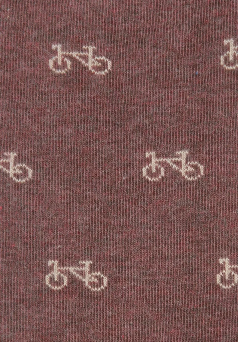 CALCETINES BICICLETAS MARRÓN - Imagen 3