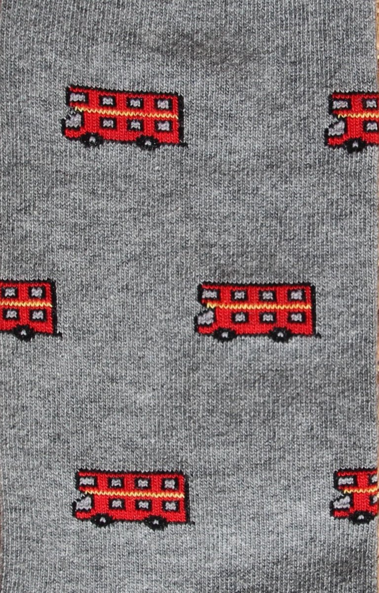 CALCETINES AUTOBÚS LONDRES GRIS - Imagen 3
