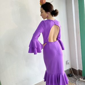 Modelo Ajoli Lila – Outlet Traje de Flamenca