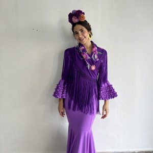 Modelo Canastero Lila – Outlet Traje de Flamenca