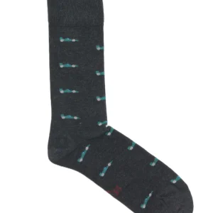 CALCETINES FÓRMULA 1 GRIS MARENGO - VERDE