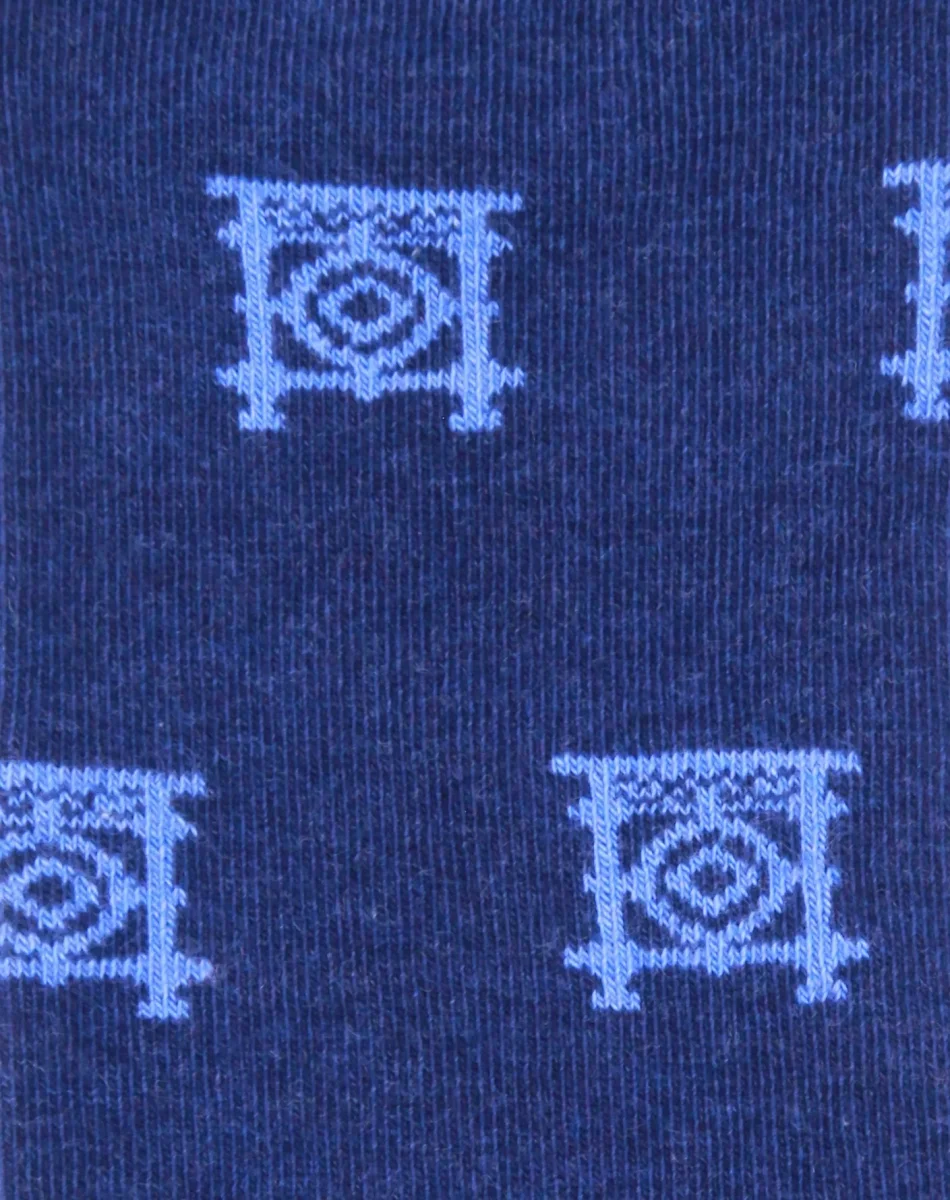 CALCETINES BARANDILLA DE LA CONCHA AZUL MARINO/AZUL CLARO - Imagen 3