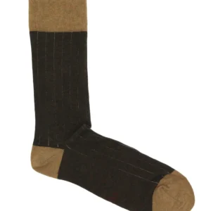 CALCETINES CANALÉ MARRÓN - BEIGE