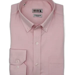 CAMISA BYB X THOMAS MASON - ROSA / BOLSILLO