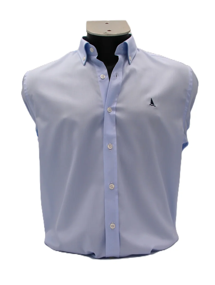 CAMISA BYB X THOMAS MASON - AZUL - Imagen 2