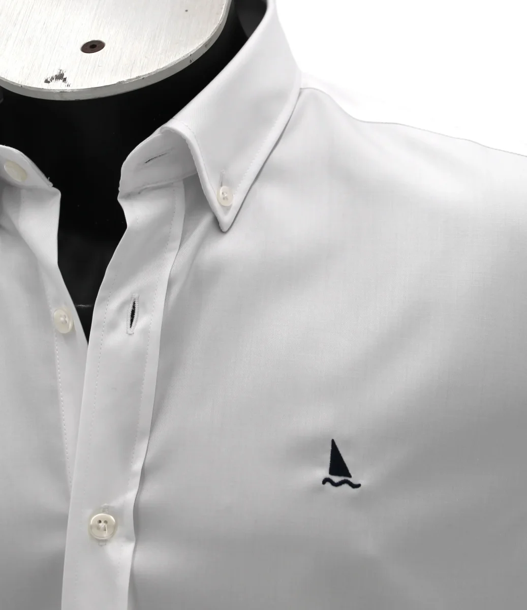 CAMISA BYB X THOMAS MASON - BLANCA - Imagen 3
