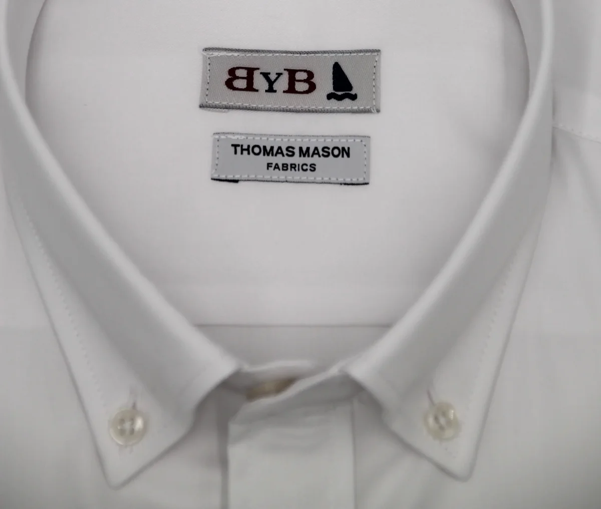 CAMISA BYB X THOMAS MASON - BLANCA - Imagen 4
