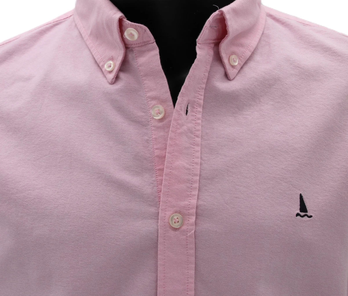 CAMISA OXFORD ROSA / BOTONES EN EL CUELLO - Imagen 5