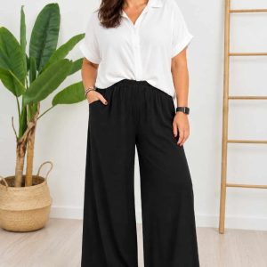 Pantalon Crep Milan Negro