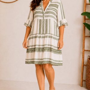 Vestido Mykonos Kaki