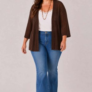 Chaqueta Calada Marron