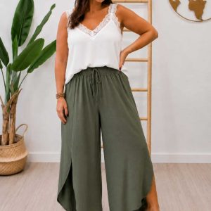 Pantalon Pernera Cruzada Kaki