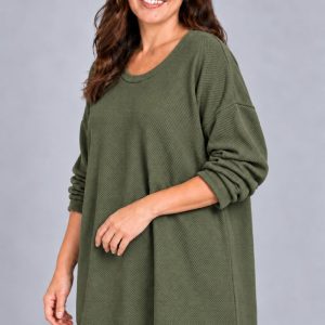 Sudadera Pique Kaki
