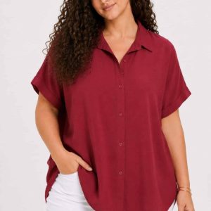 Camisa Graciela Summer Burdeos