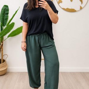 Pantalon Bombacho Basico Kaki