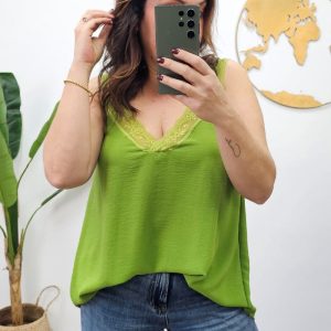 Lencera Cloe Crep Verde