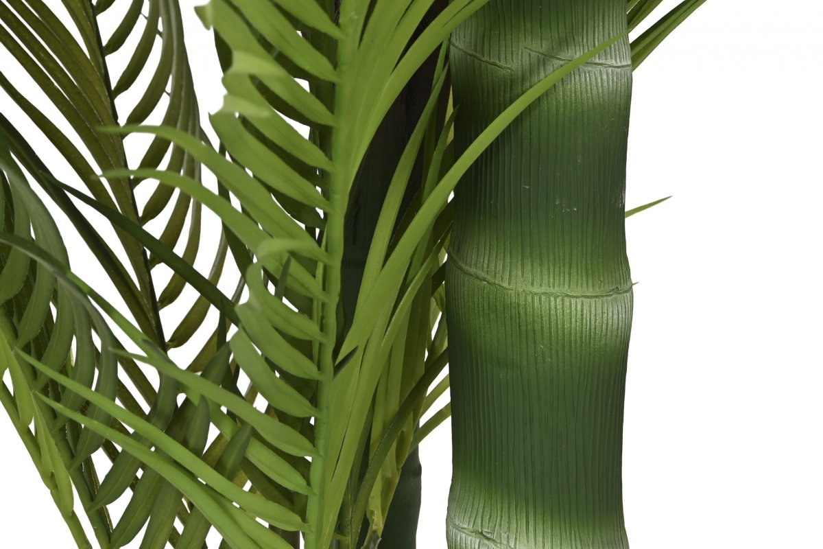 Palmera Artificial Grande de Polietileno con Base de Cemento - Imagen 5