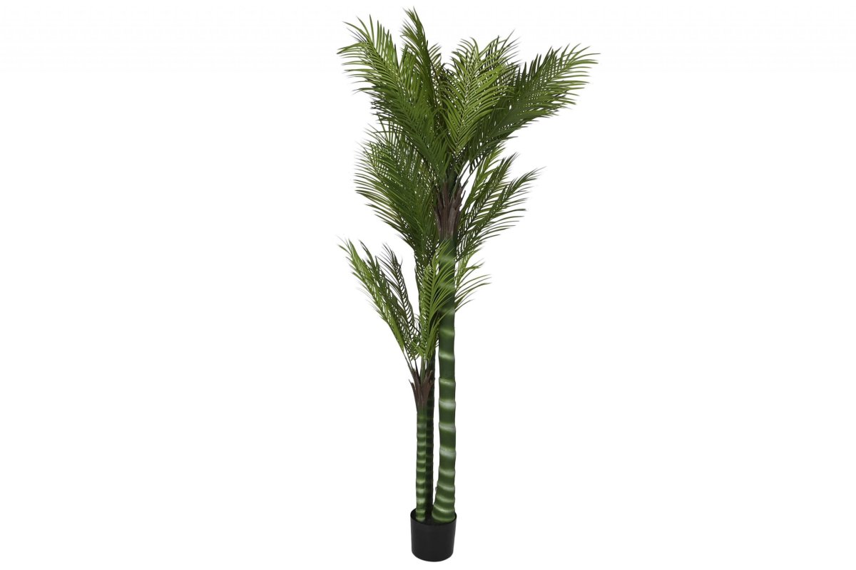 Palmera Artificial Grande de Polietileno con Base de Cemento - Imagen 2