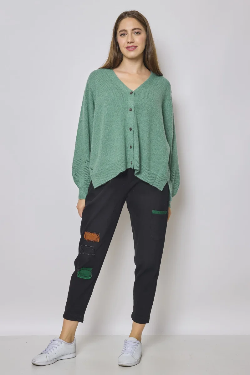Gilet en laine et coton - Imagen 6