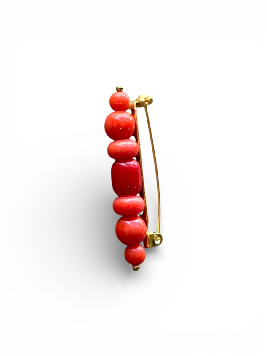 Conjunto Flamenco Gitanilla Coral y Hueso - Imagen 8
