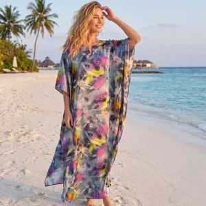 Kaftan seda manga mariposa