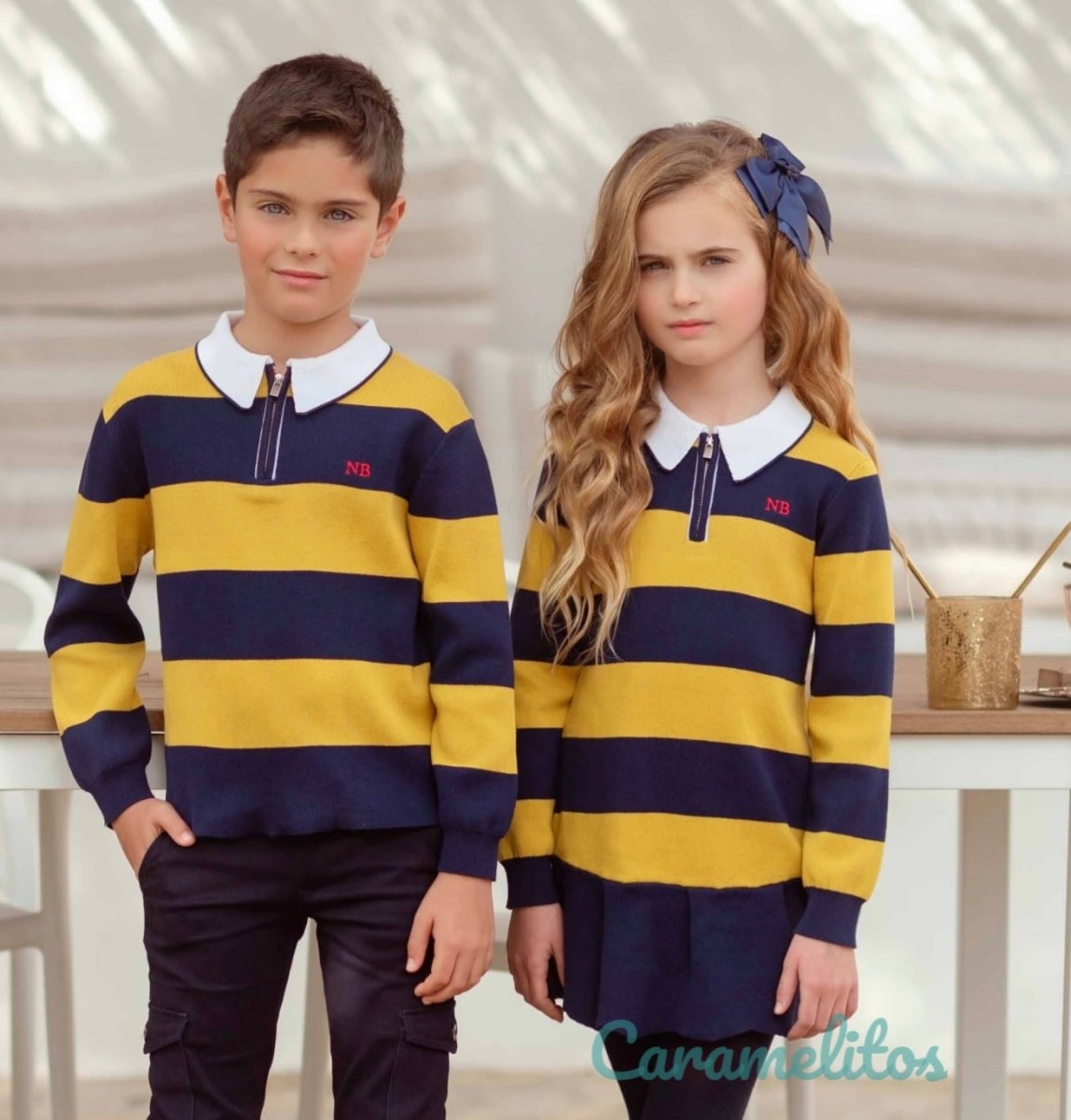 Vestido Nelblu Mostaza - Imagen 3