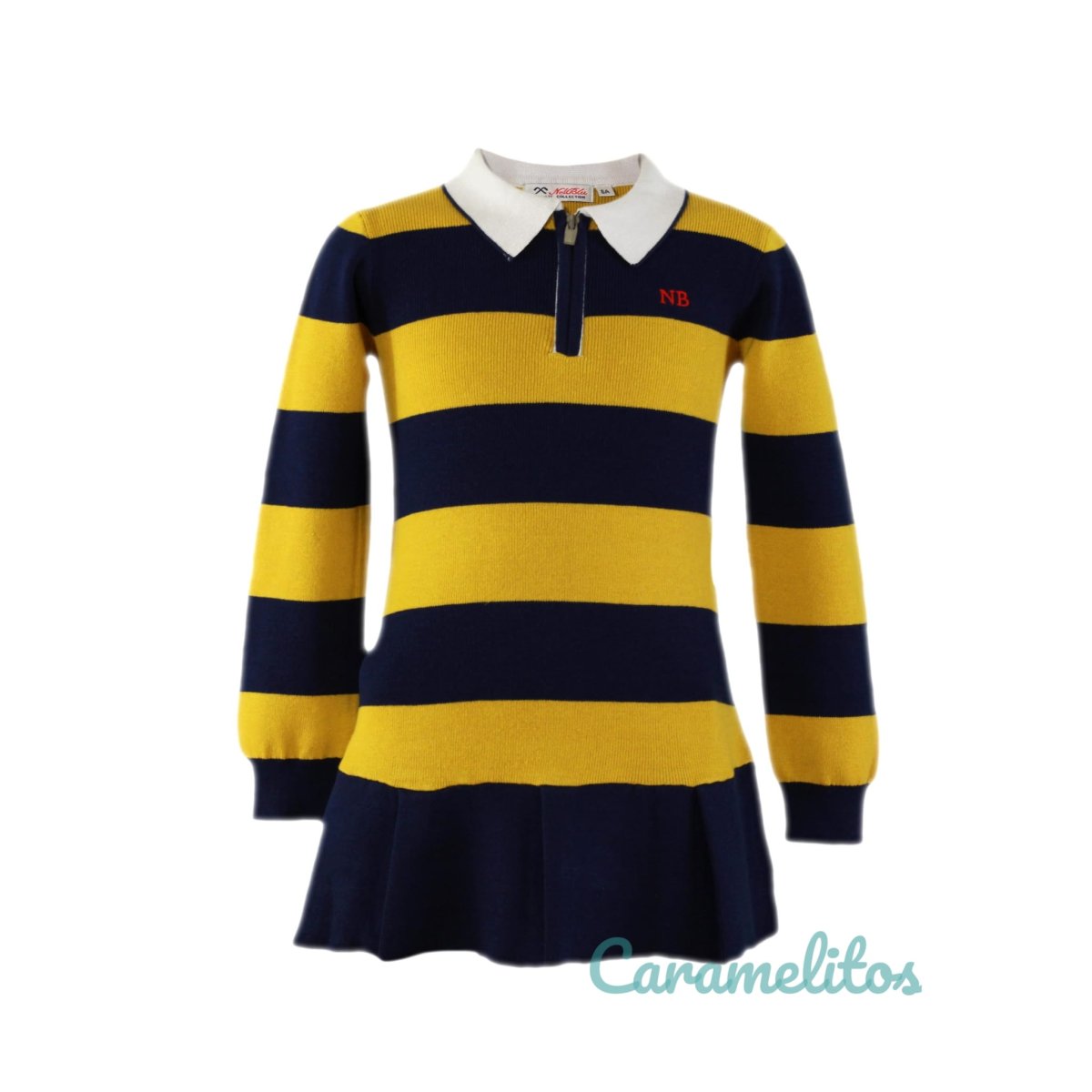 Vestido Nelblu Mostaza - Imagen 2