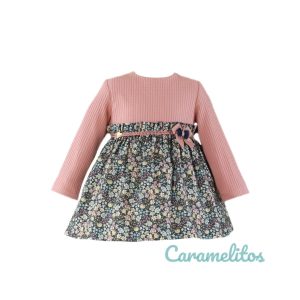 VESTIDO MIRANDA FLORES ROSA