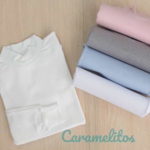 Camiseta cuello semicisne calamaro 2, 4, 6 y 8 años