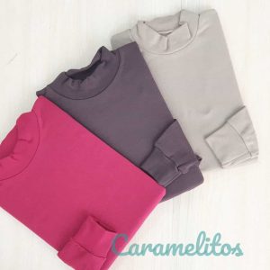 Camisetas cuello semicisne 10, 12 y 14 años