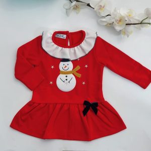 Vestido bebe trapitos navidad