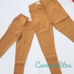 Leggins infantil mostaza