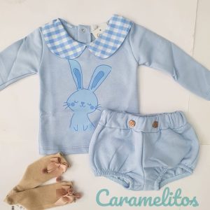 Conjunto bebe trapitos conejo