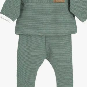 Conjunto bebé niño azul canalé  Céfiro Calamaro – Ref 11185
