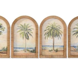 Cuadro Cristal Ratan Palmera CU-218482