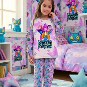Pijama niña Huntrix K-Pop Demon Hunters multicolor