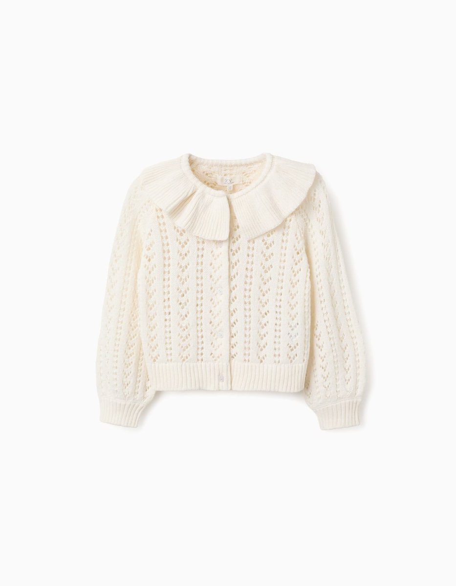 Chaqueta calada con cuello volante Zippy ZKGAP0201_26007