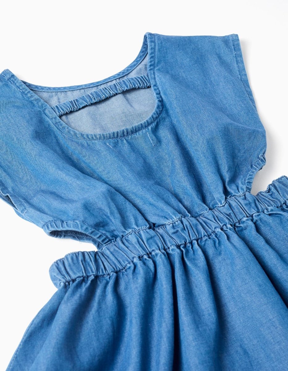 Vestido denim ligero azul claro ZKGAP0501_26041 - Imagen 4