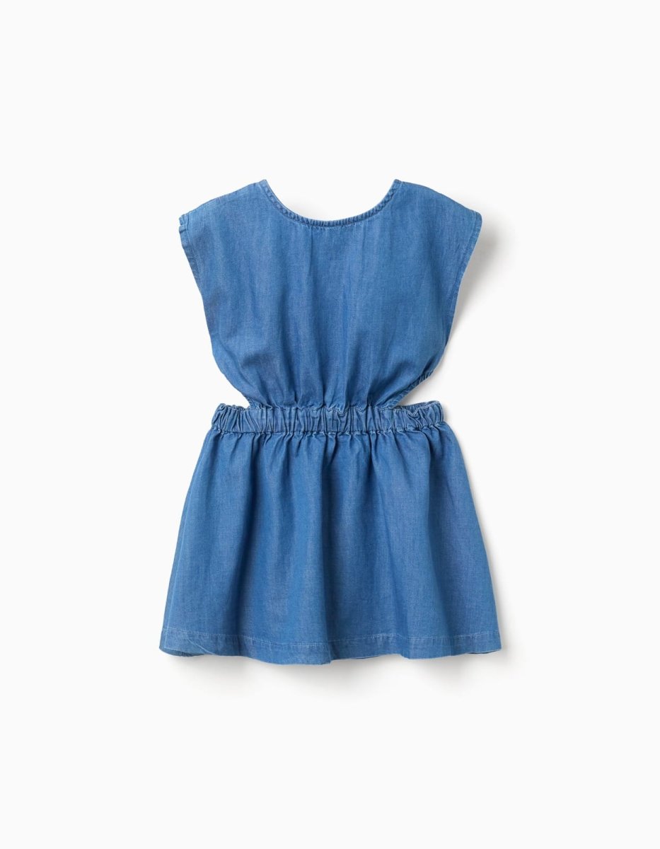 Vestido denim ligero azul claro ZKGAP0501_26041 - Imagen 2