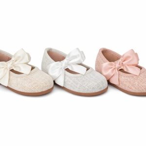 Mercedita niña lino con lazo (3 colores disponibles)