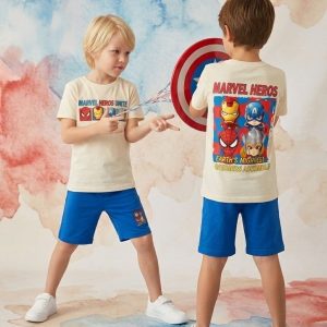 Conjunto niño Marvel azul