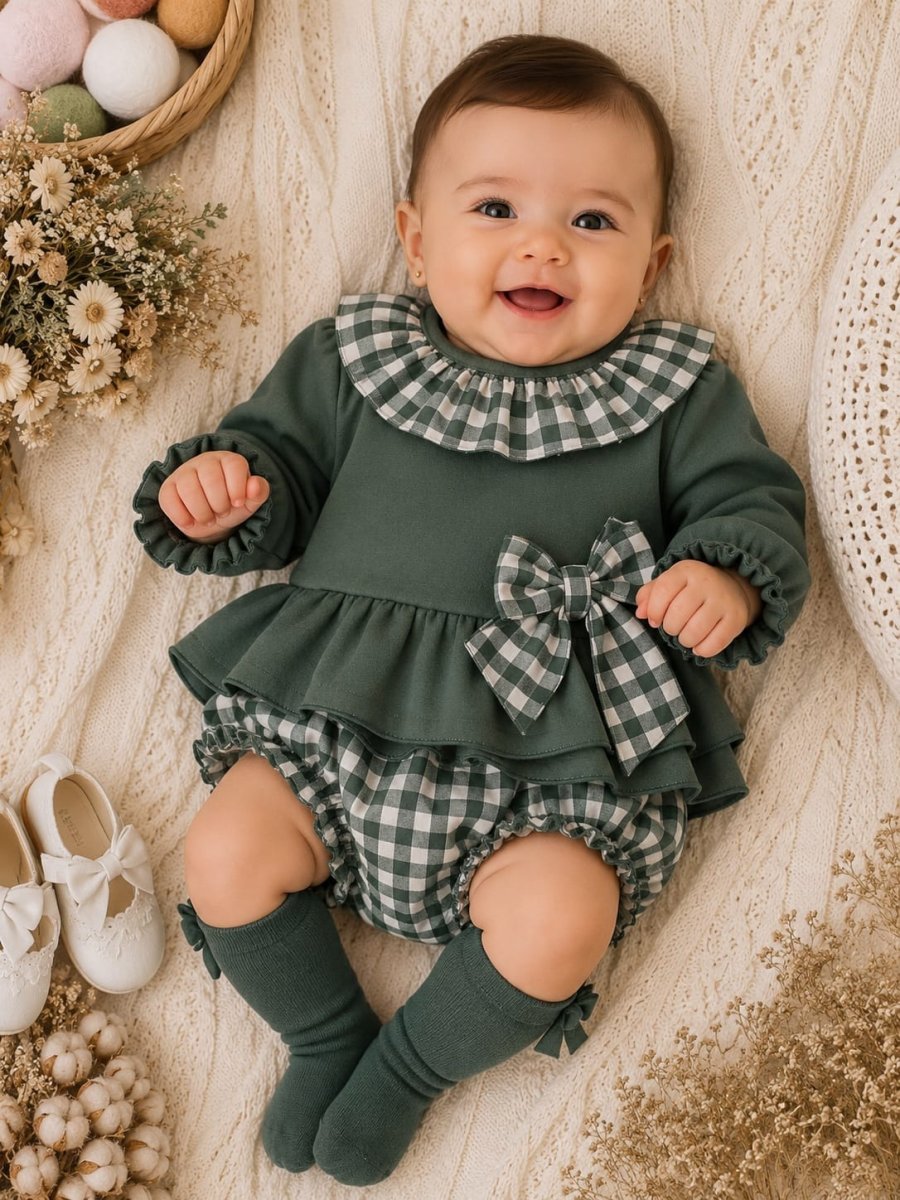 Jesusito Baby-Ferr Verde Vichy 3 a 36 meses – 26413