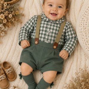 Conjunto Bebé Niño Baby-Ferr Vichy 3 a 36 meses – 26359