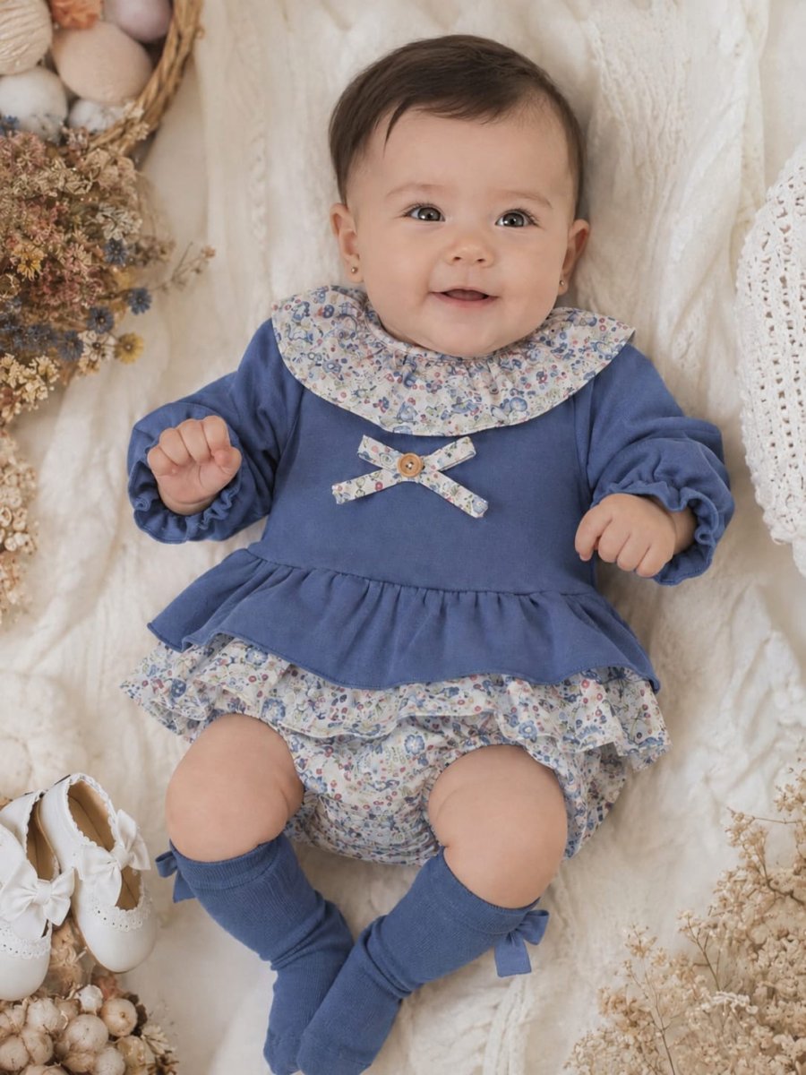 Jesusito Baby-Ferr Floral Azul 3 a 36 meses – 26411 - Imagen 2
