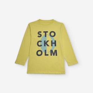 Camiseta niño Zippy amarilla “Stockholm”