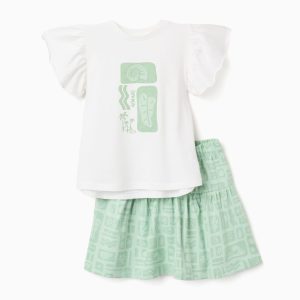 Conjunto niña falda verde Zippy ZKGAP0602_26008
