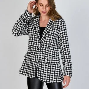 Blazer Pied de Poule Trini Negro Eclipse